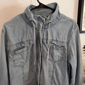 Denim Zip-Up Jean Jacket